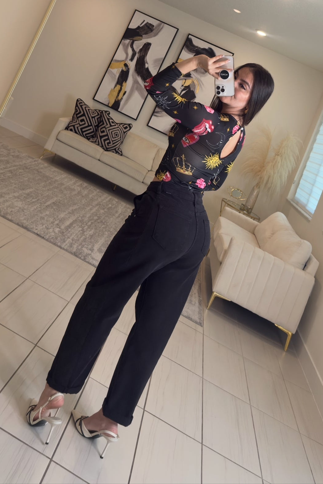 Magical Constellation Black Top