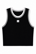 Iconic Knit Black Tank Top