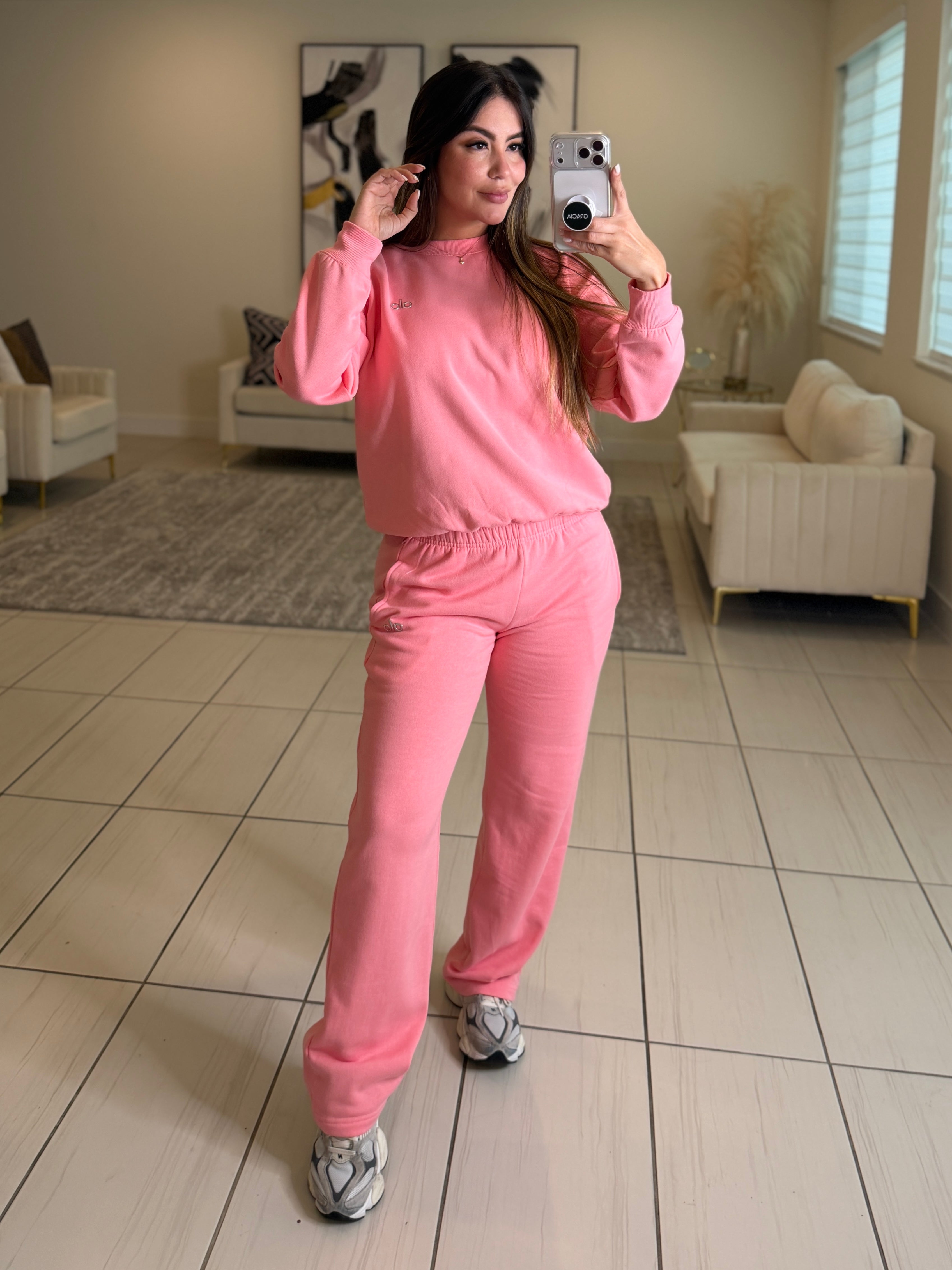 Serenity Halo Pink Pant Set