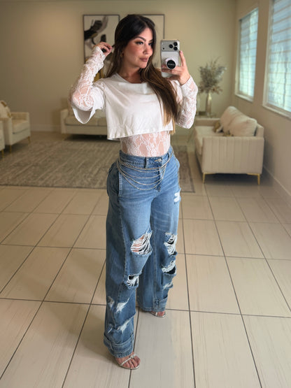 City of Dreams Denim Pants