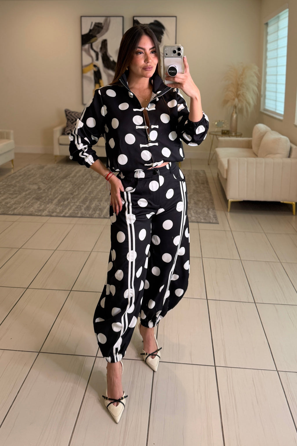 Oriental Polka Muse Black Set