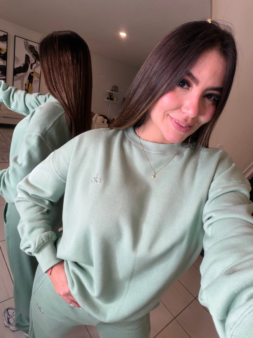 Serenity Halo Green Pant Set