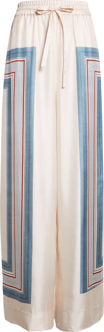 Marine Stripes Beige Pant Set