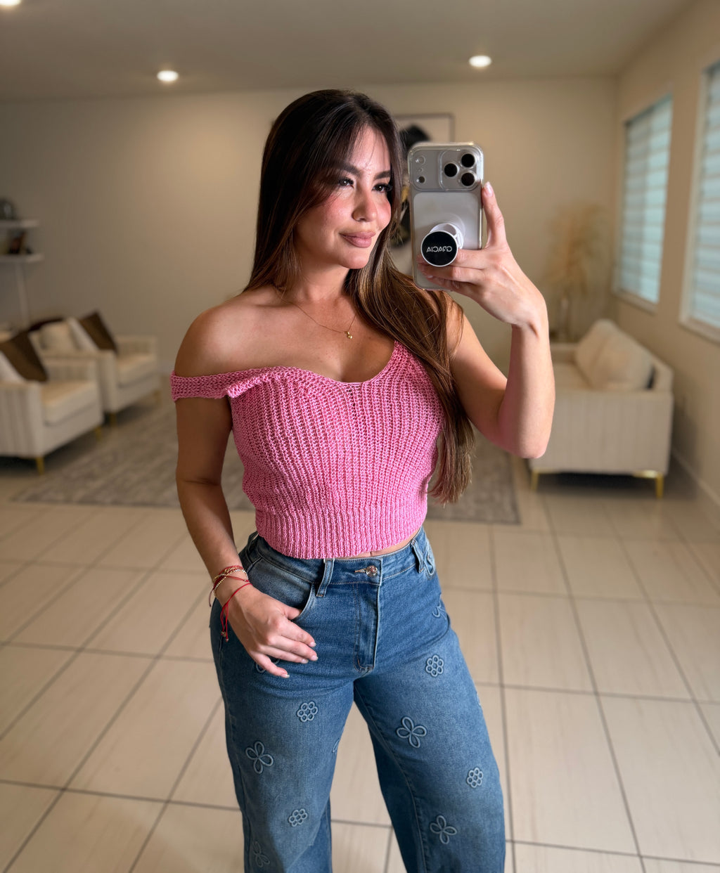 Staying True Pink Top