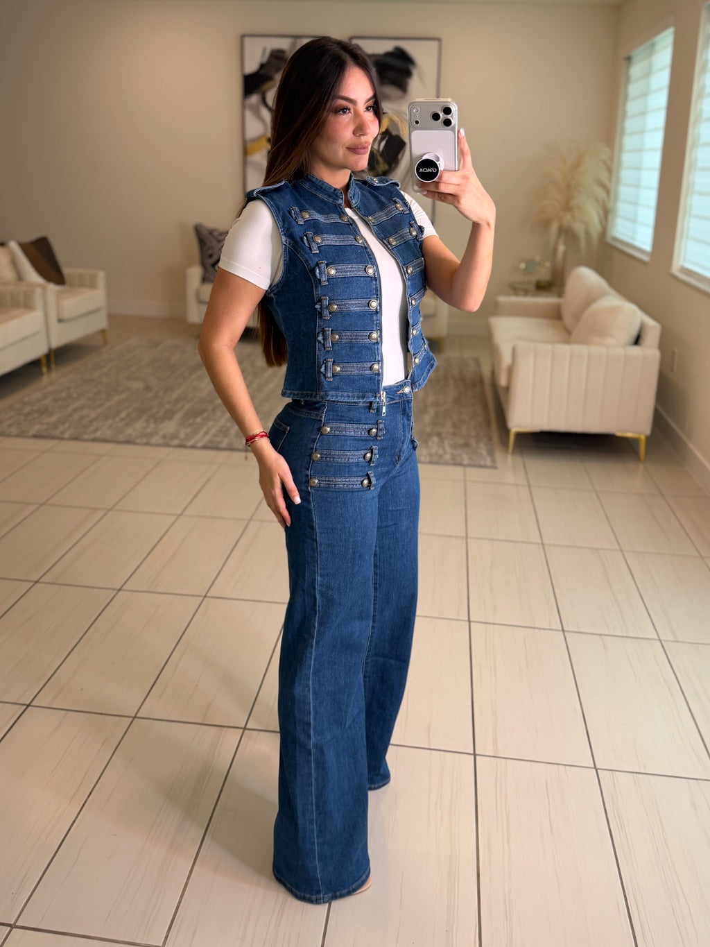 Iconic Napoleon Denim Pant Set