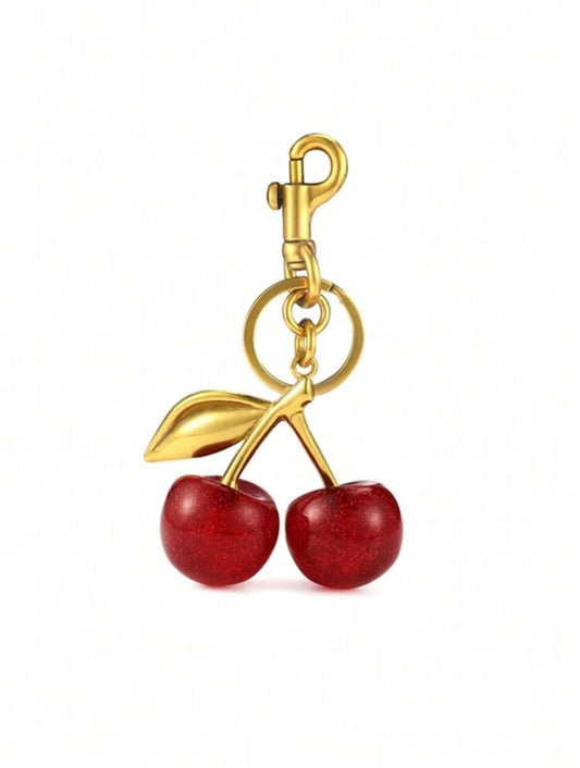 Cherry Key Ring