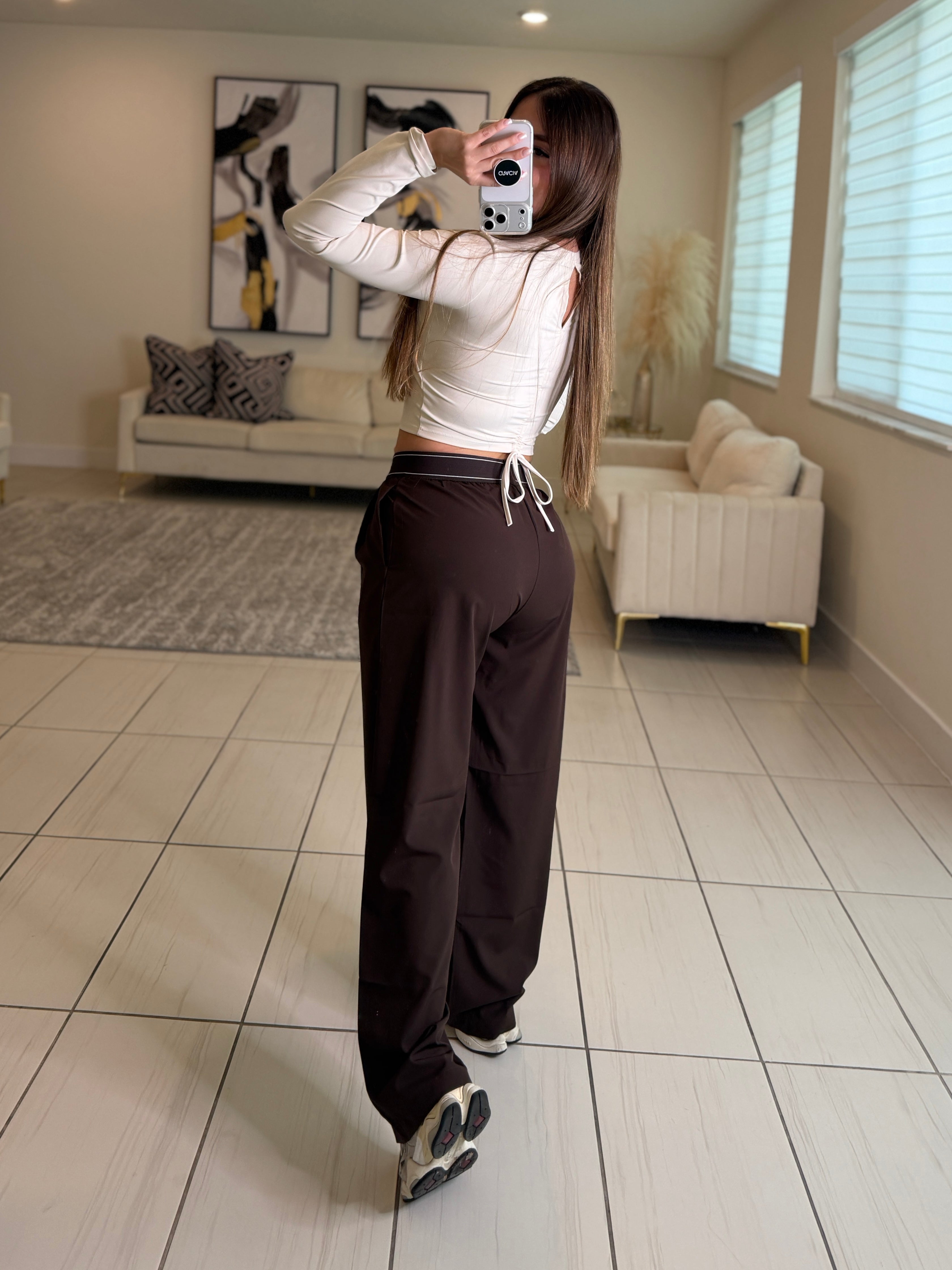 Suit Up Halo Brown Pants