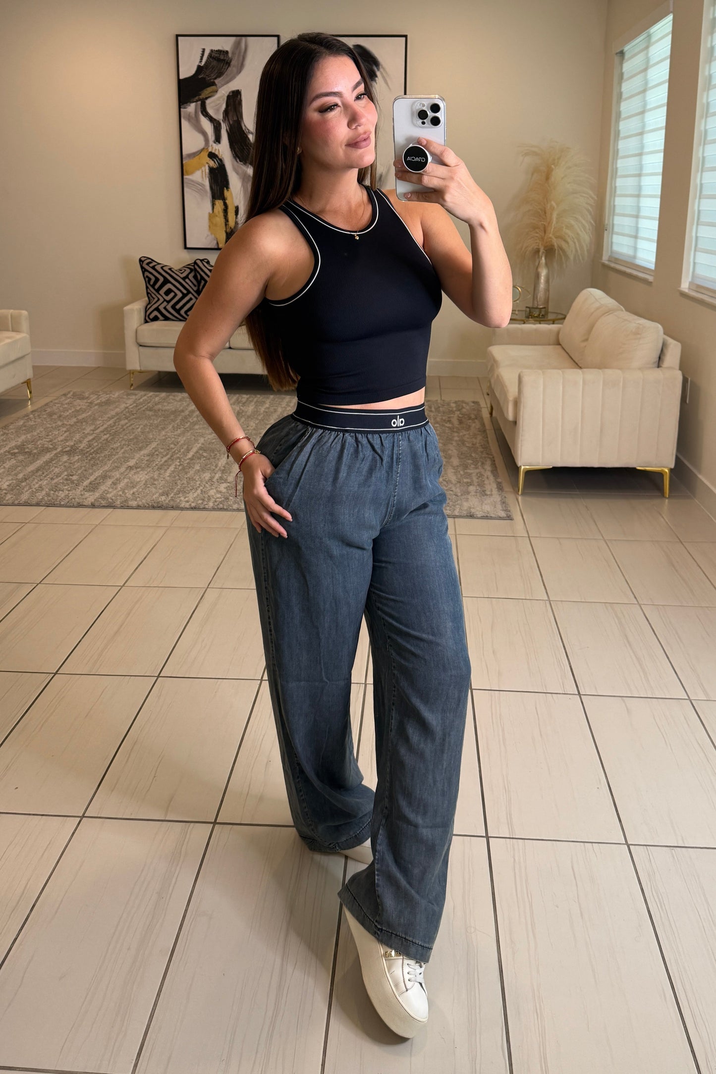 Iconic Halo Soft Denim Pants