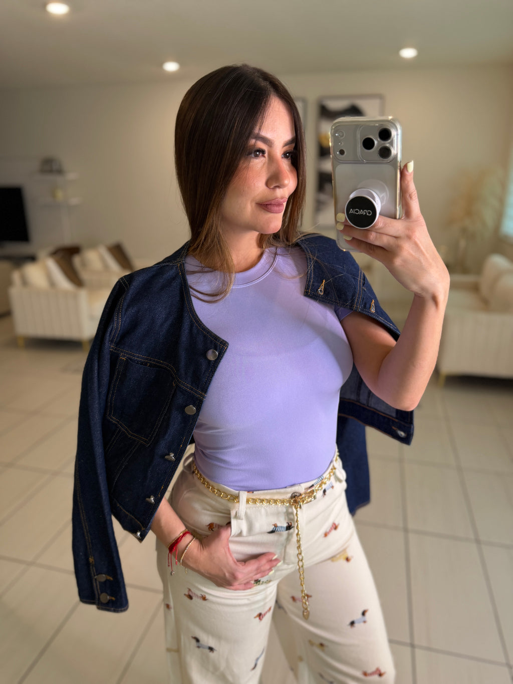 Complement Lilac Bodysuit