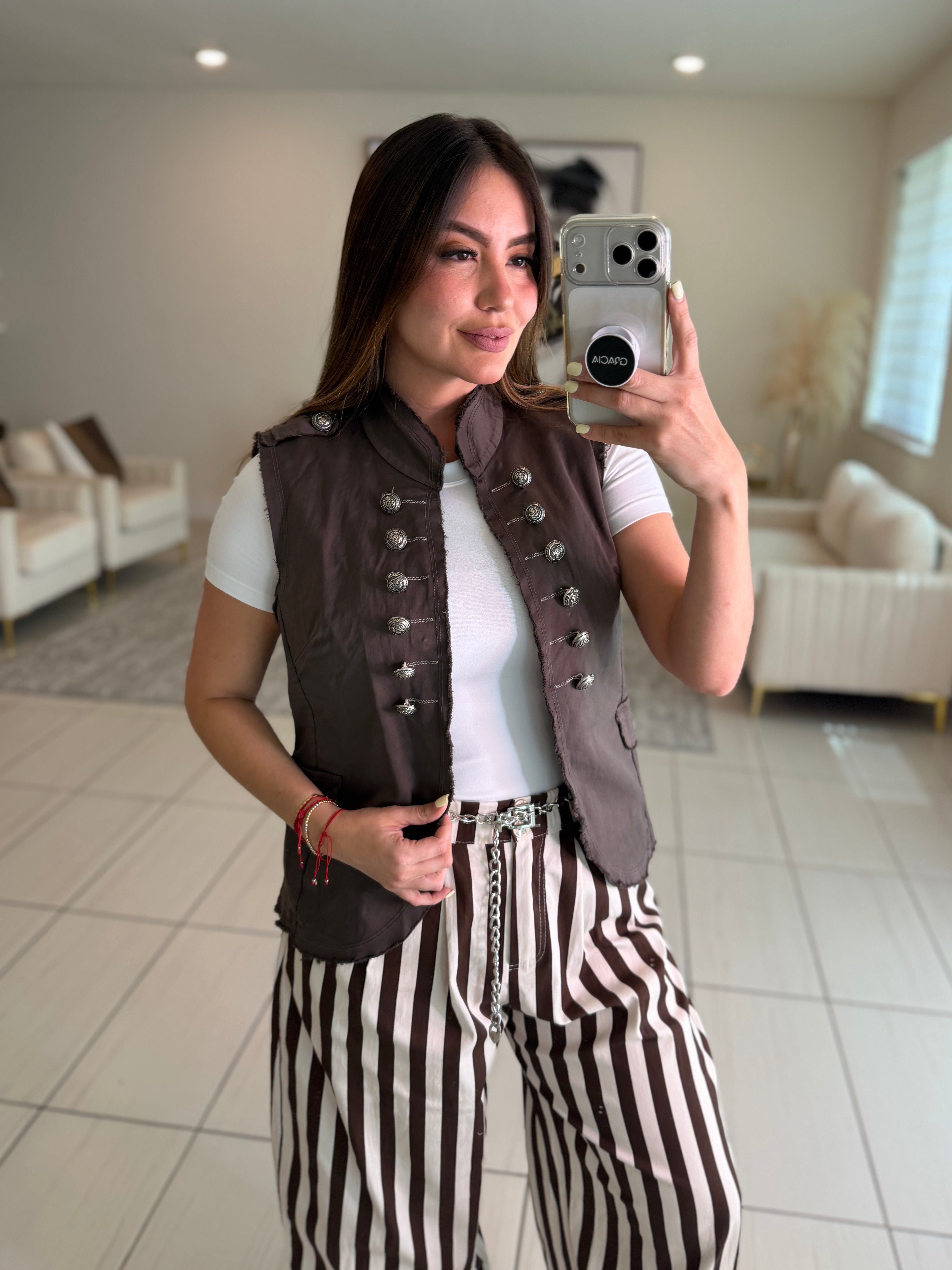 Napoleon Brown Vest Jacket