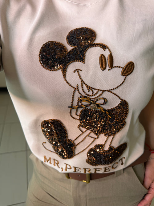 Magic Sparkle Beige Tshirt