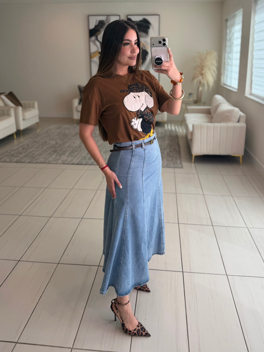 Oasis Whisper Denim Skirt