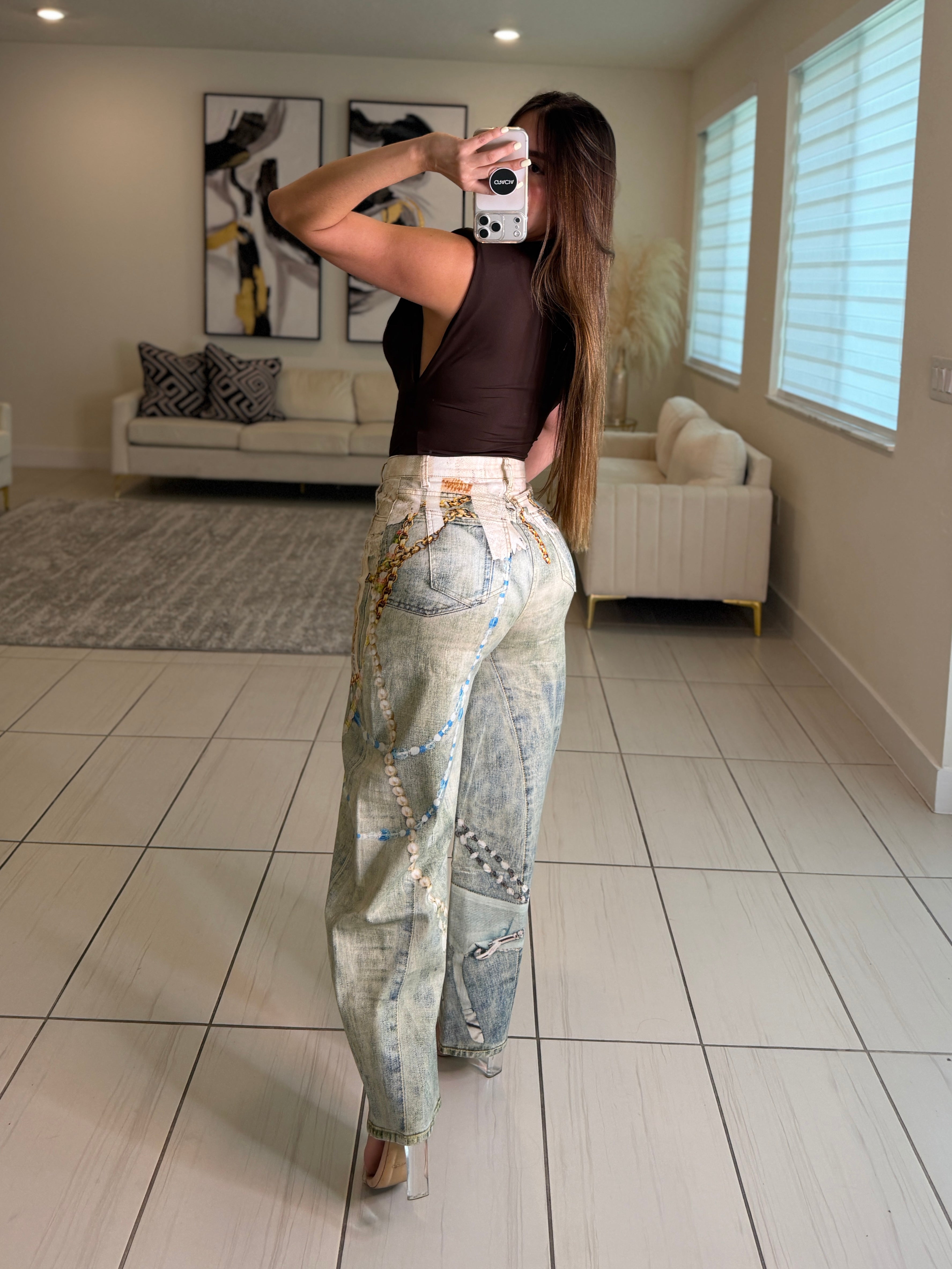 Charming Cool Print Pants