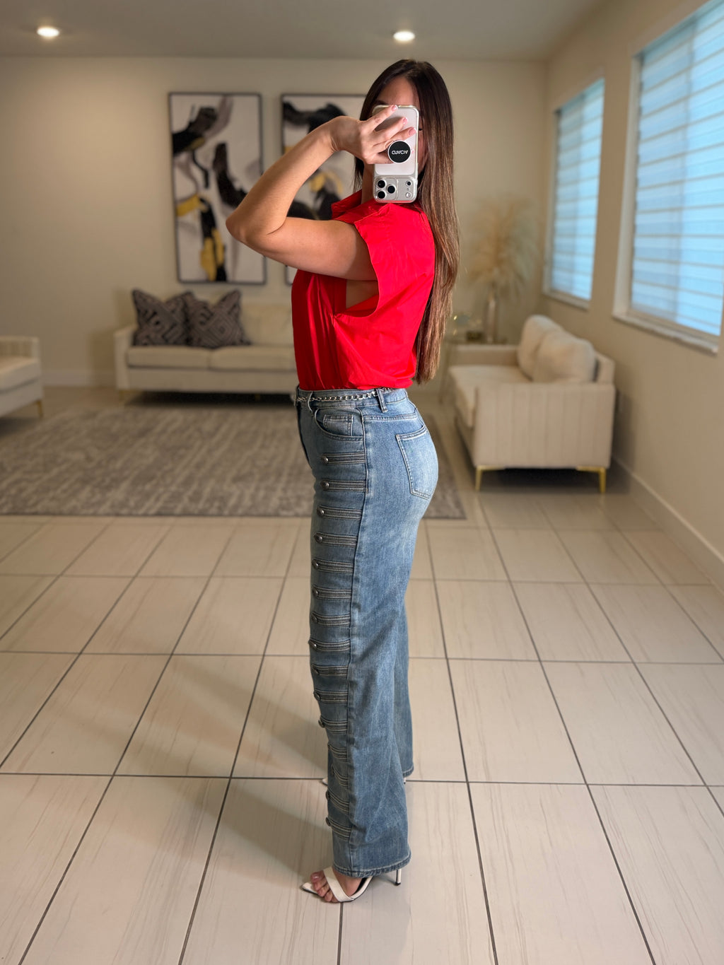 Charming Red Shirt