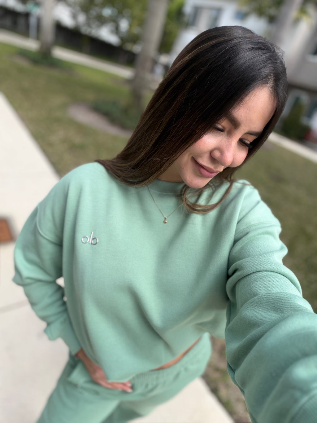 Serenity Halo Green Pant Set