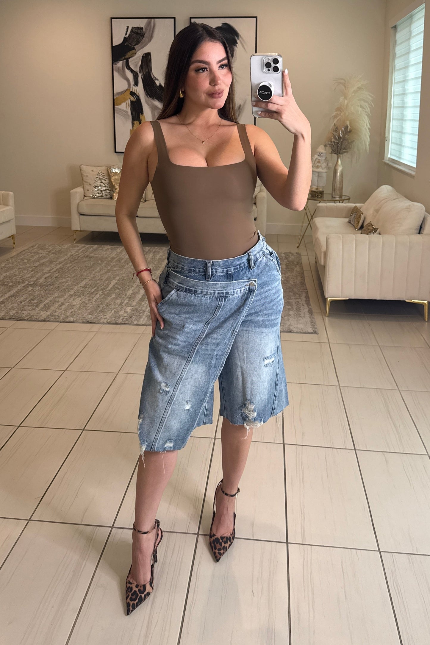 Modern Edge Denim Short