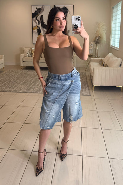 Modern Edge Denim Short