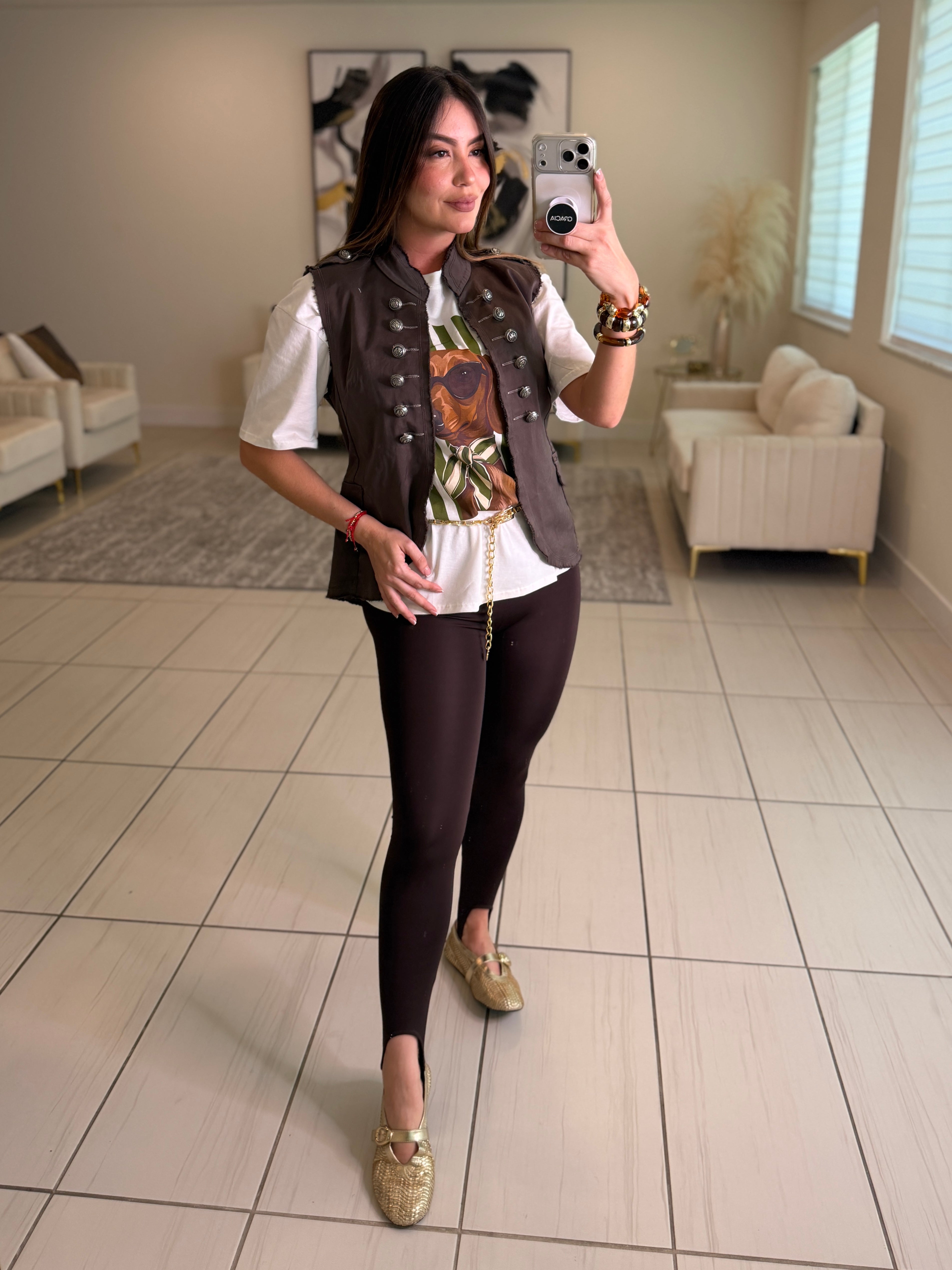 Power Sculpt Brown Leggings