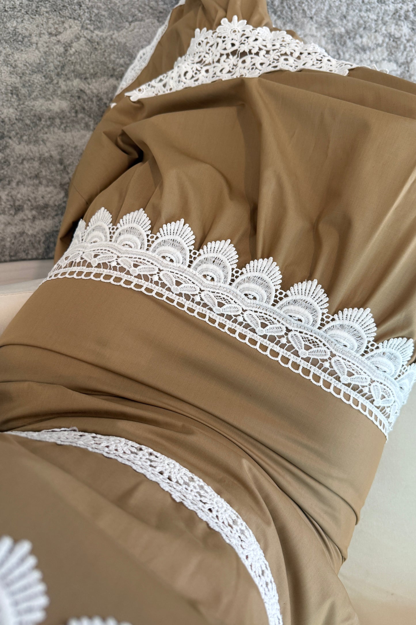 Split Intention Mocha Maxi Dress