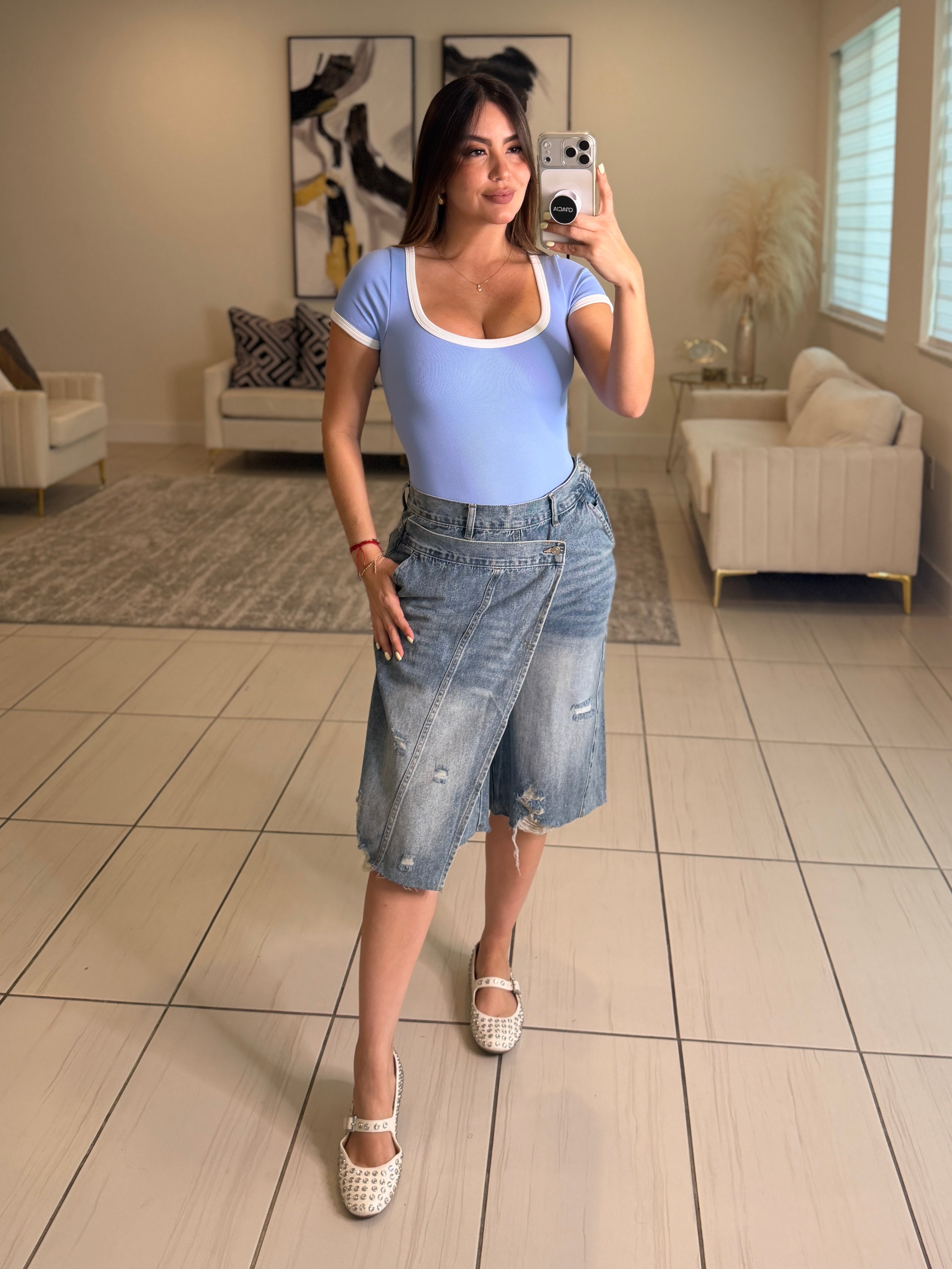 Glow Motion Blue Bodysuit
