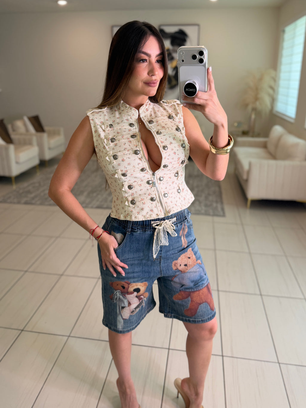 Bear Muse Denim Shorts