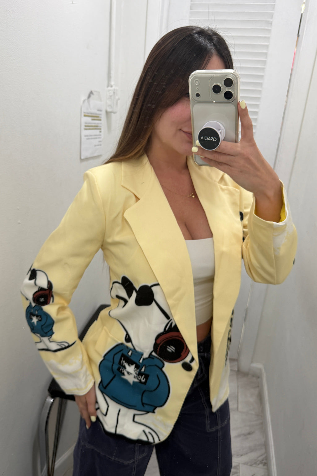 Road Avenue Yellow Blazer