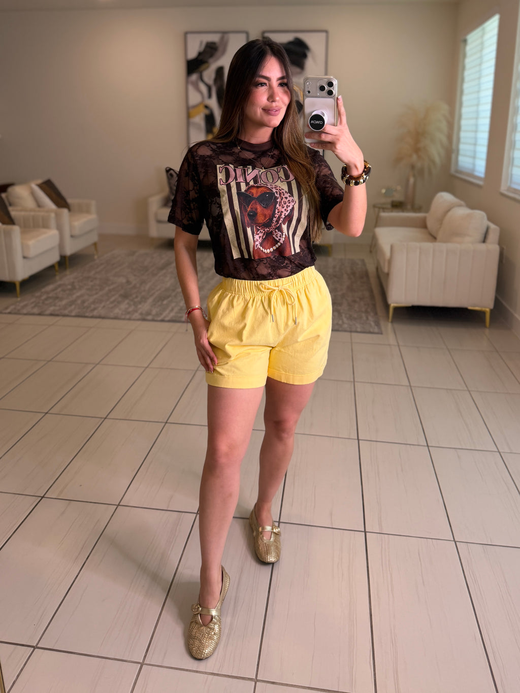 Iconic Puppy Brown Tshirt