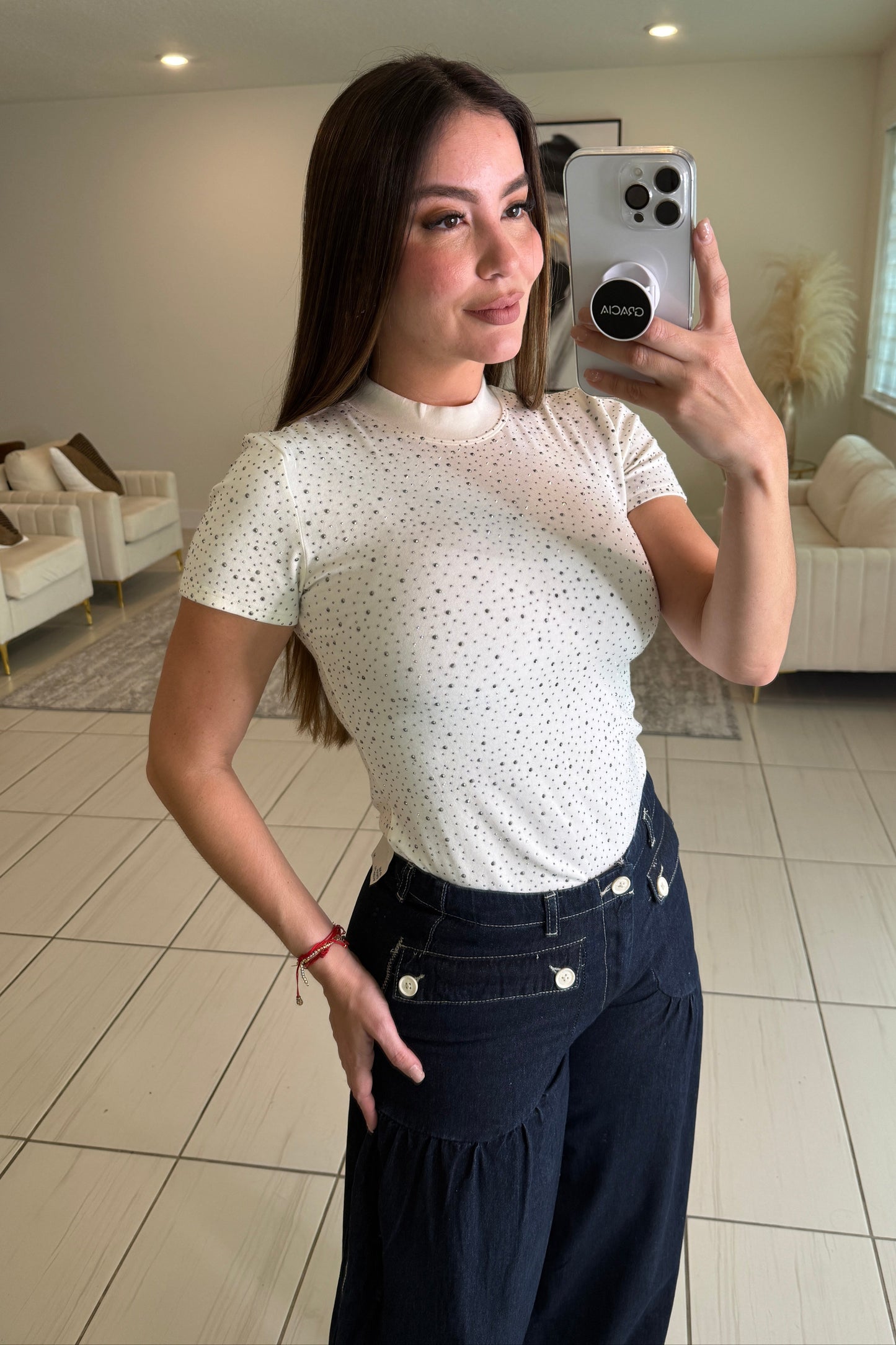 Lotus Balloon Style Denim Pants