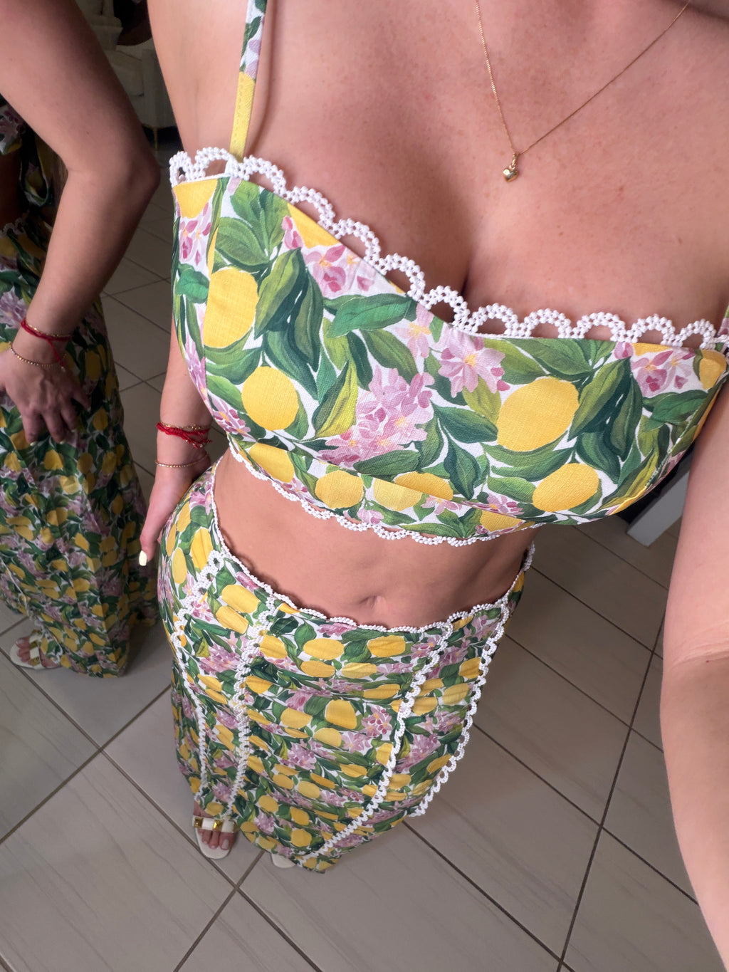 Amalfi Blossom Skirt Set