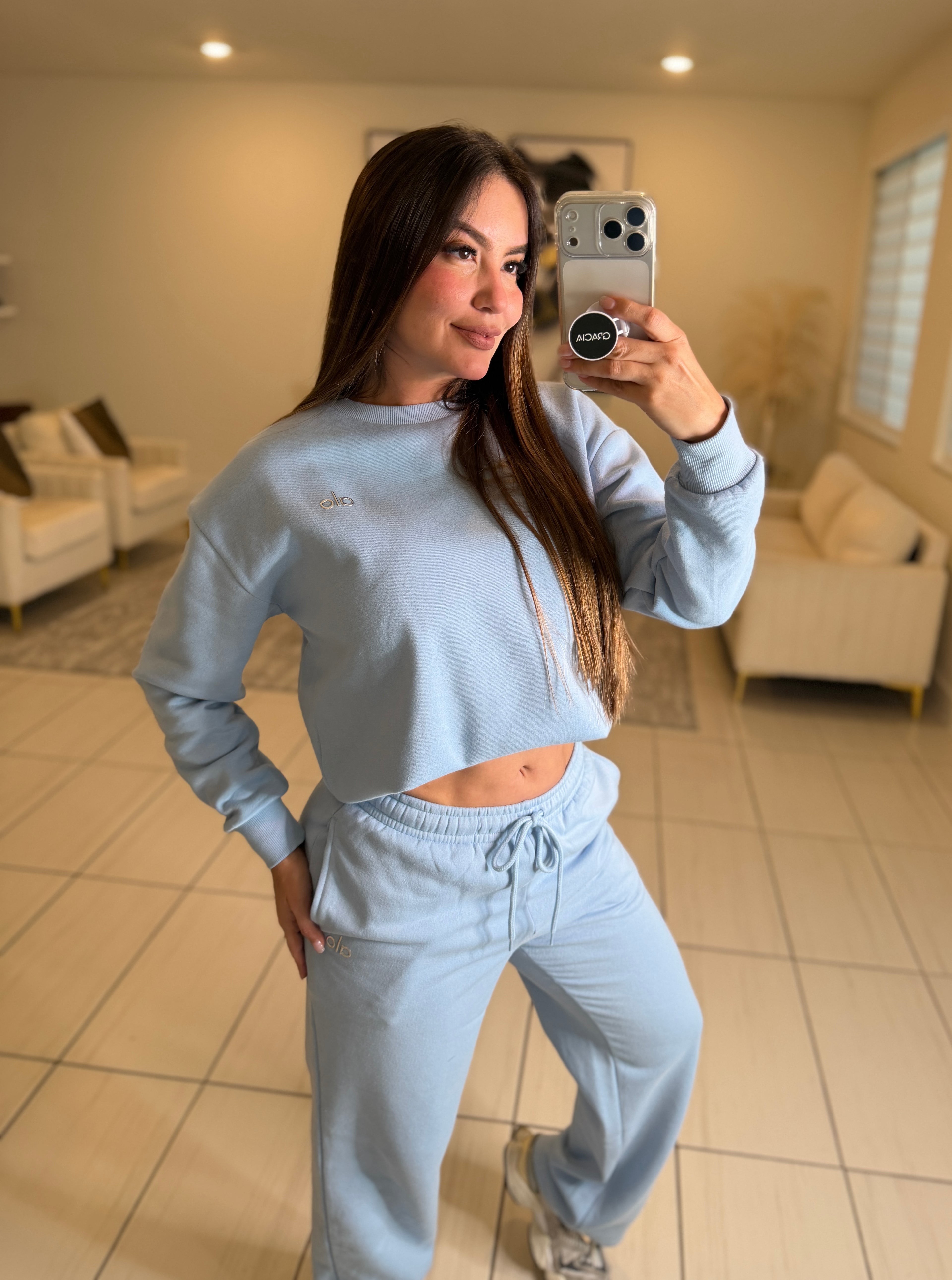 Serenity Halo Light Blue Pant Set