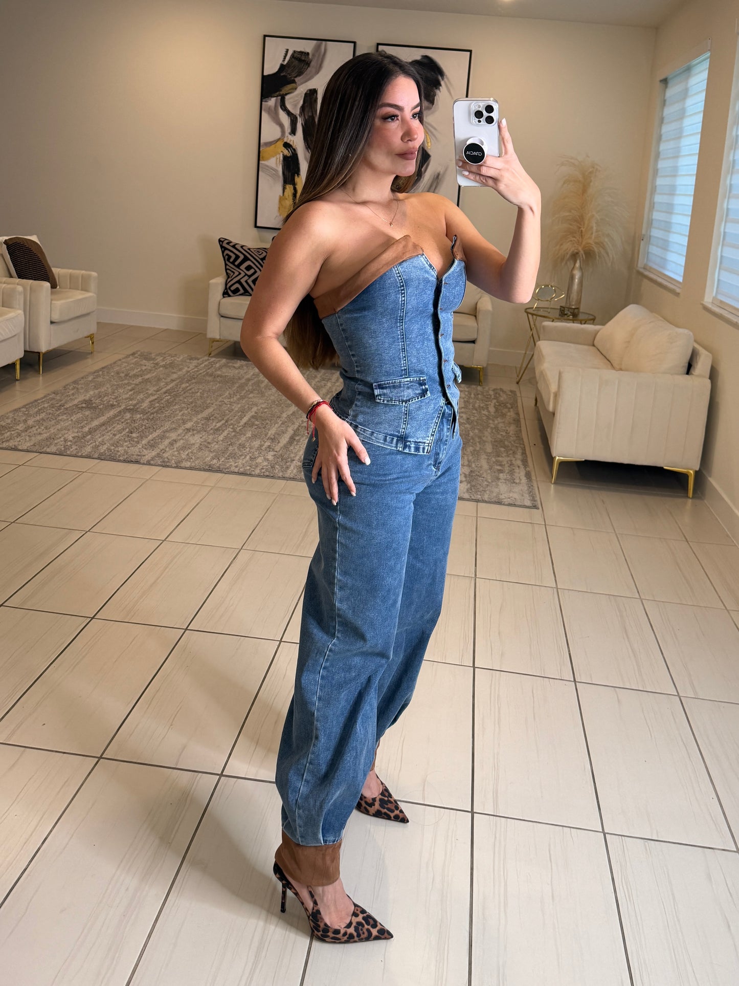 Urban Decode Denim Pant Set