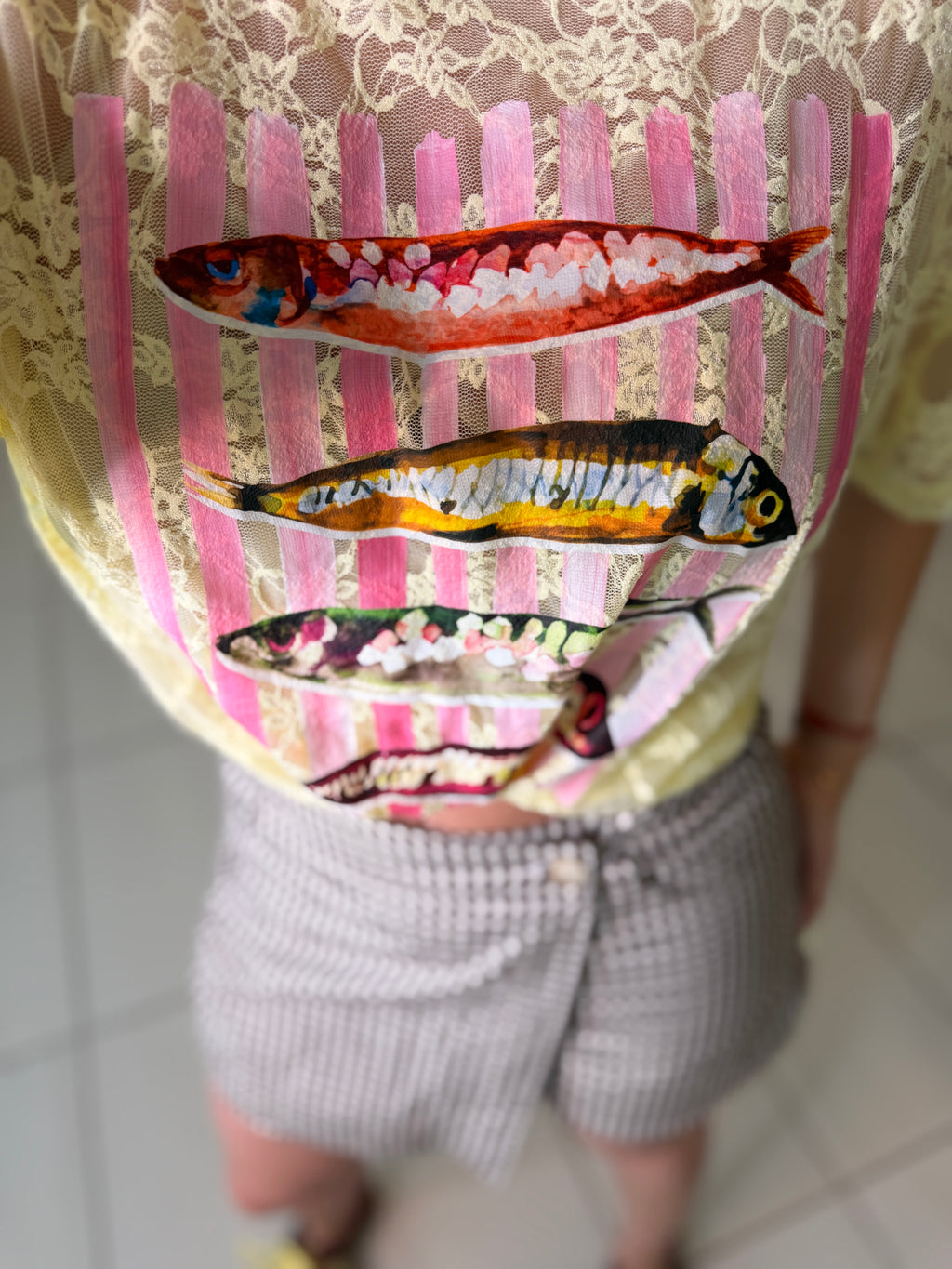 Sardines Yellow Tshirt