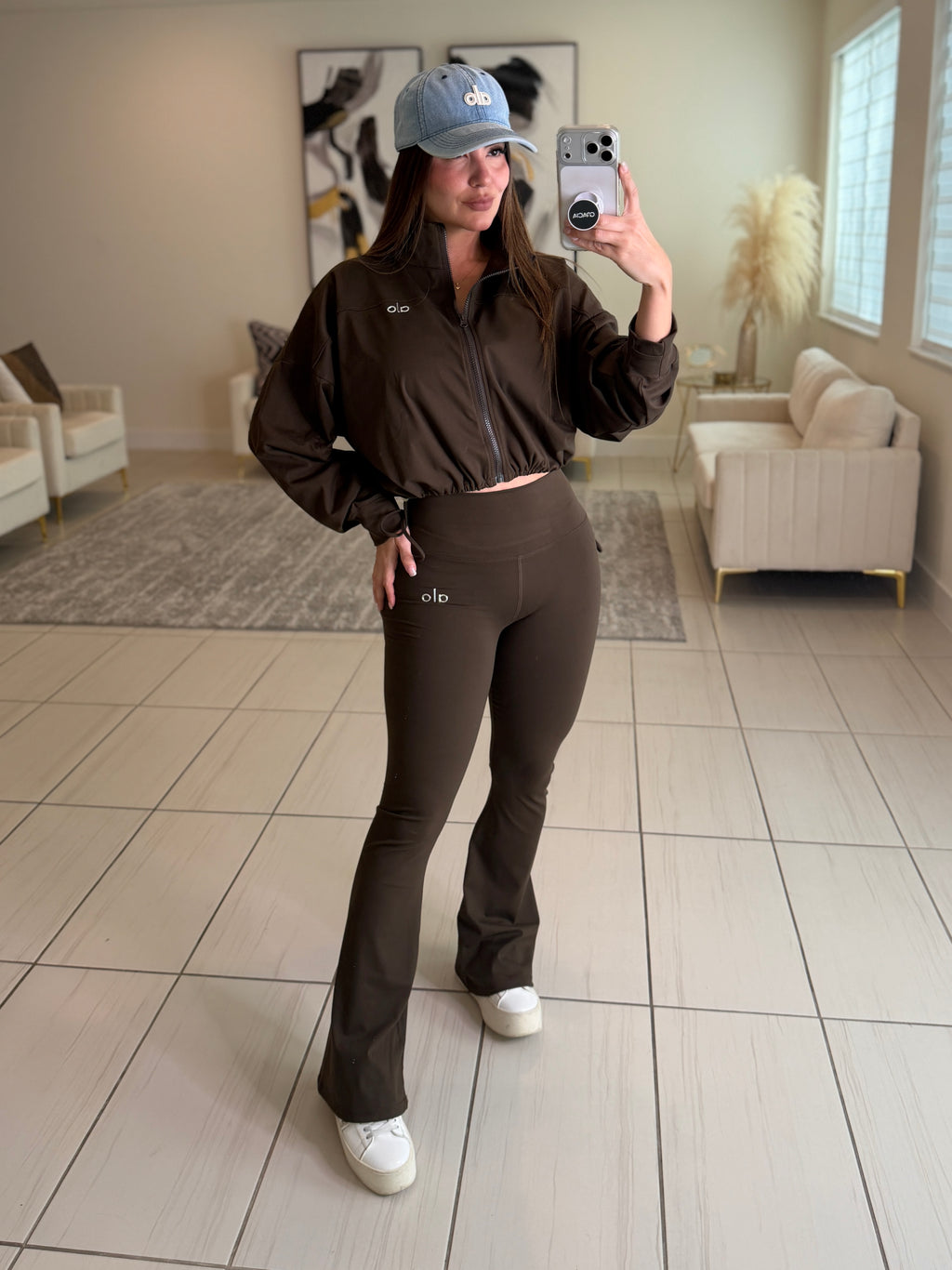 Softsculpt Halo Brown Pants Set