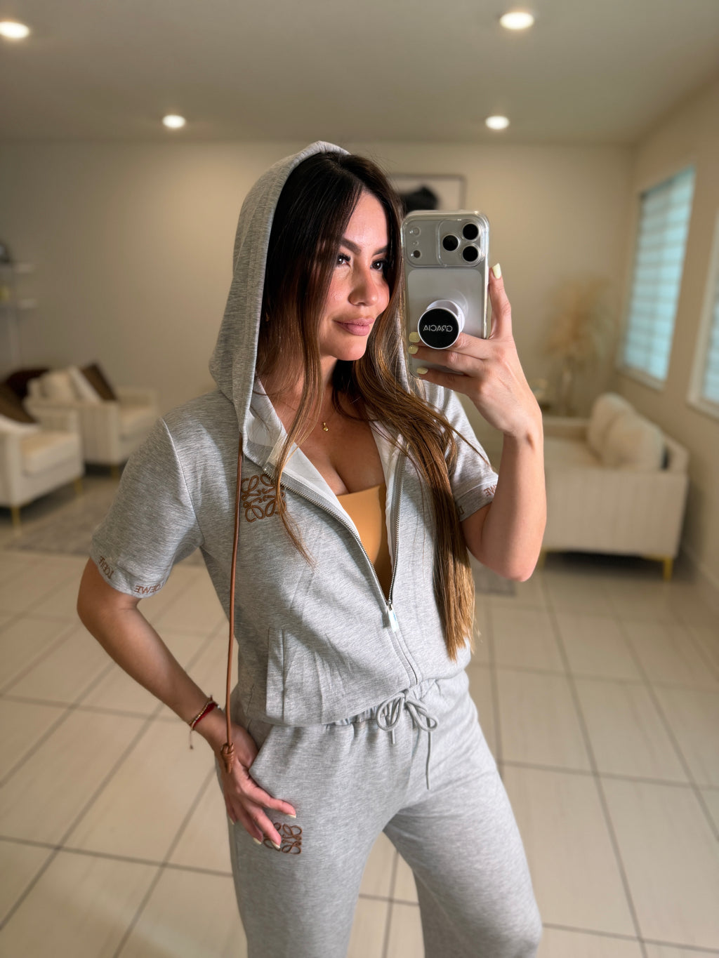 Iconic Muse Gray Pant Set