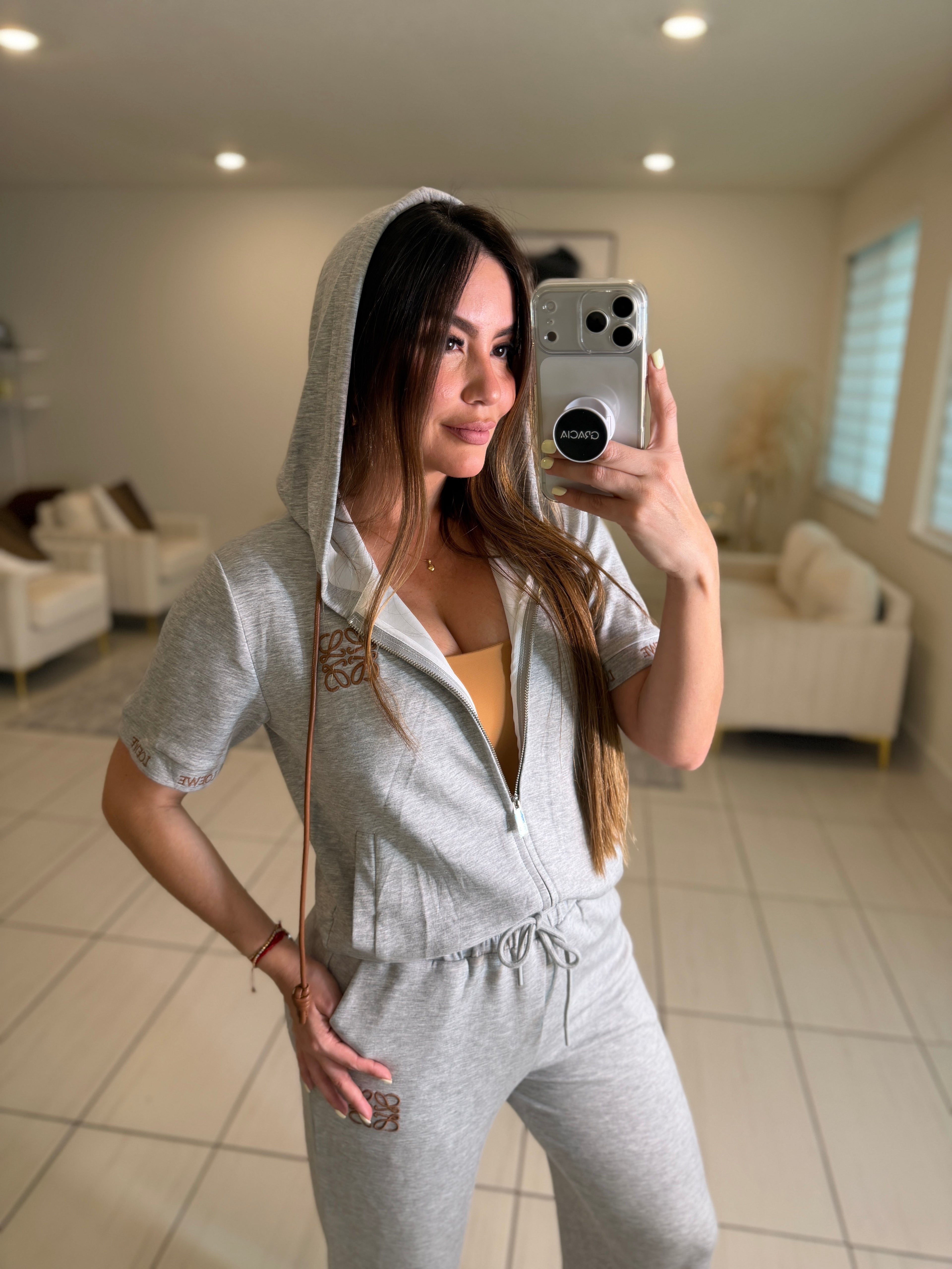 Iconic Muse Gray Pant Set