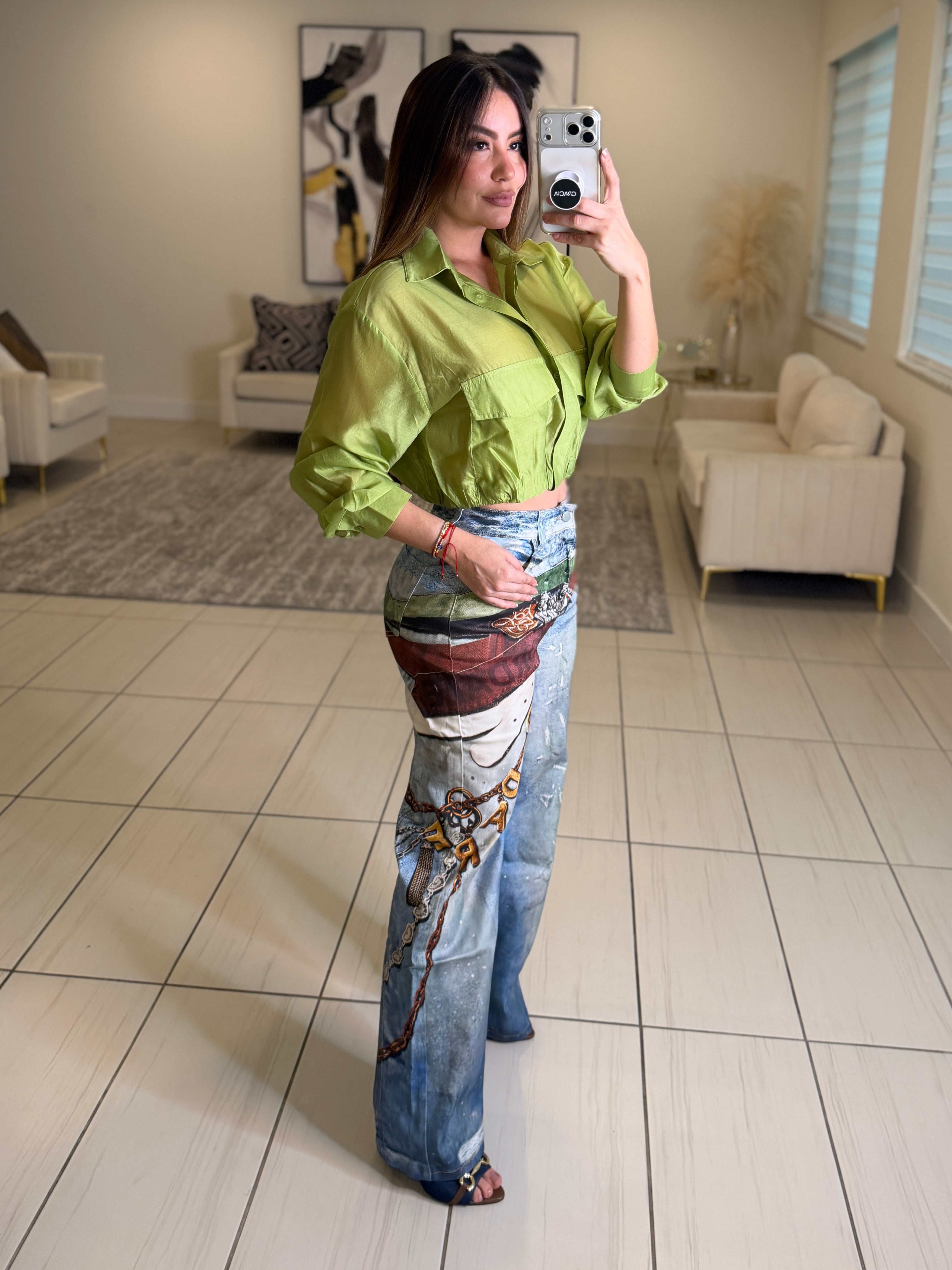 Charming Cool Print Pants