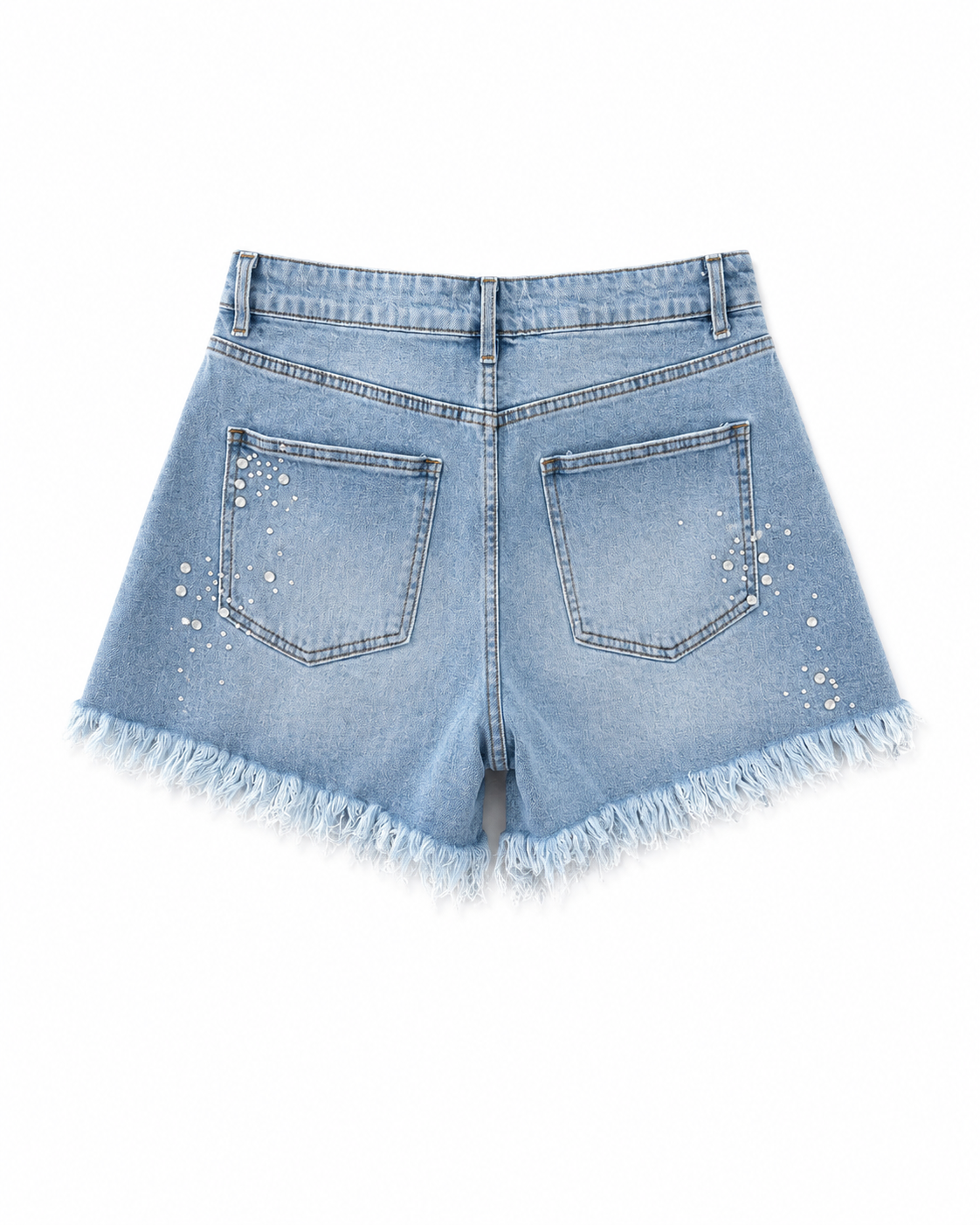 Crystal Denim Shorts