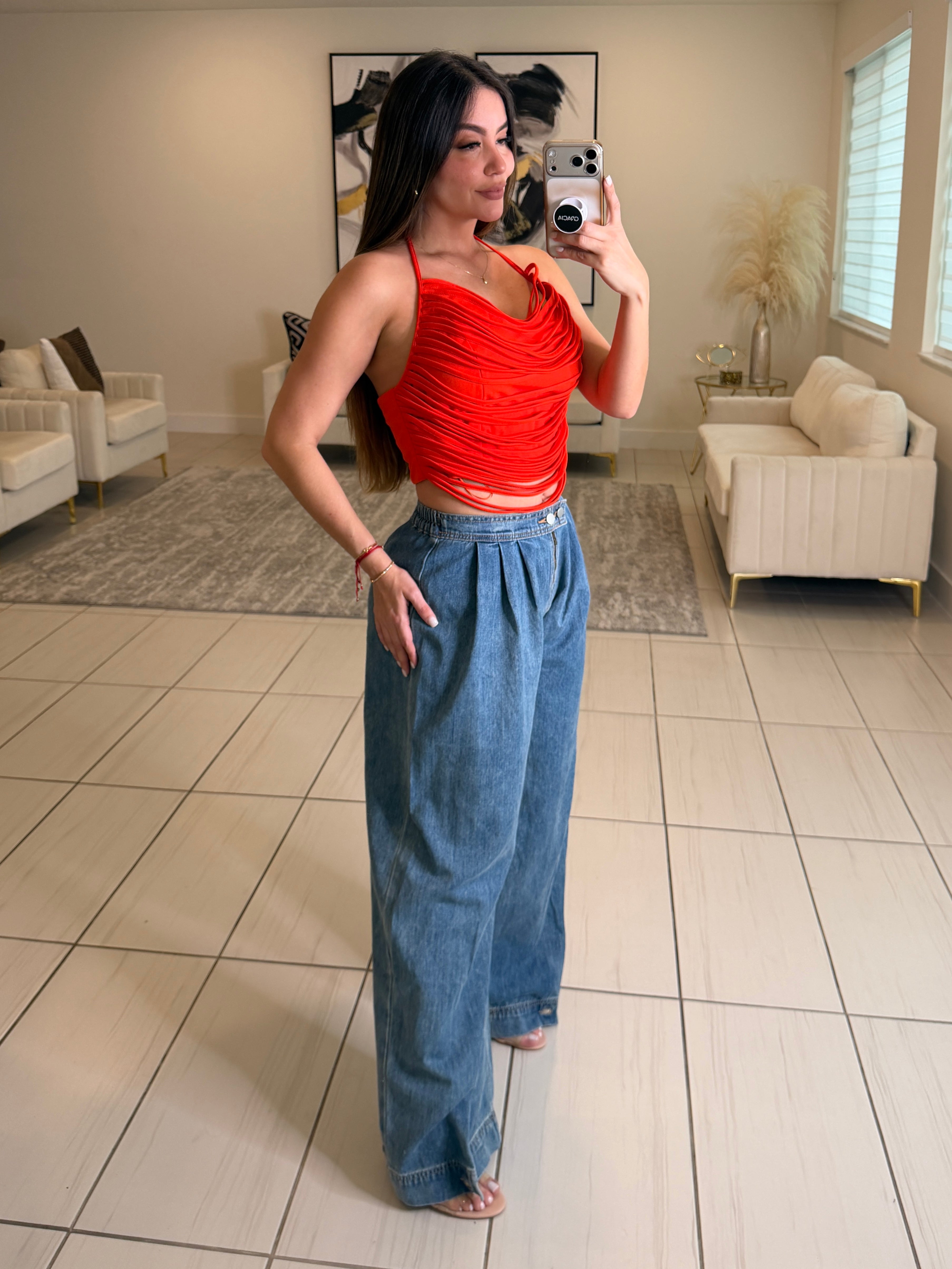 Sovereign Balloon Denim Pants