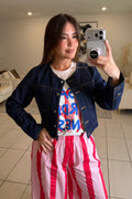 Power Poise Dark Denim Jacket