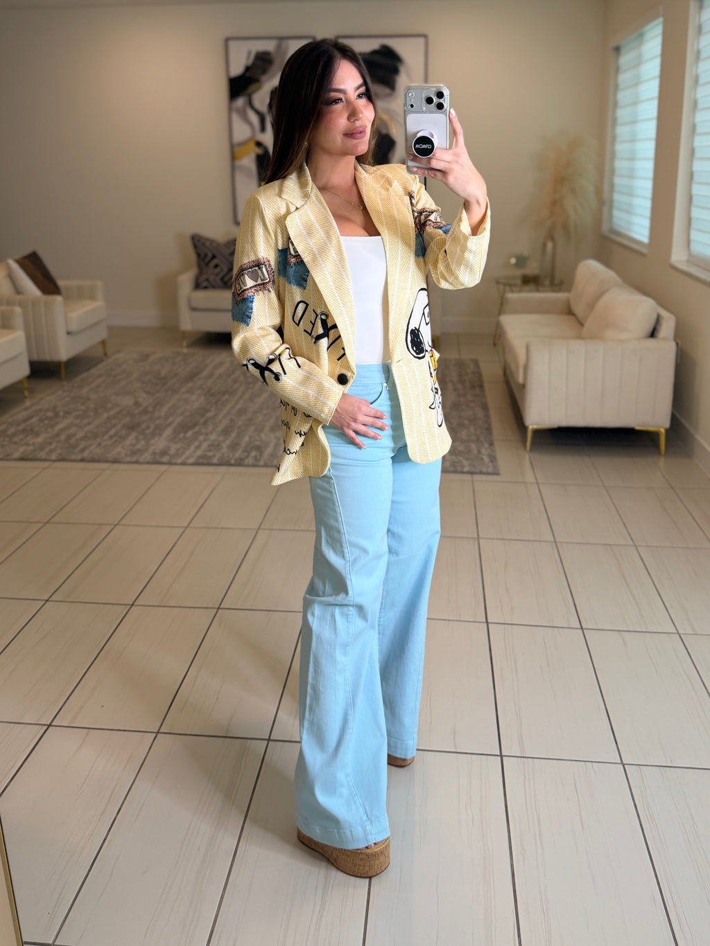 Spring Time Light Blue Pants