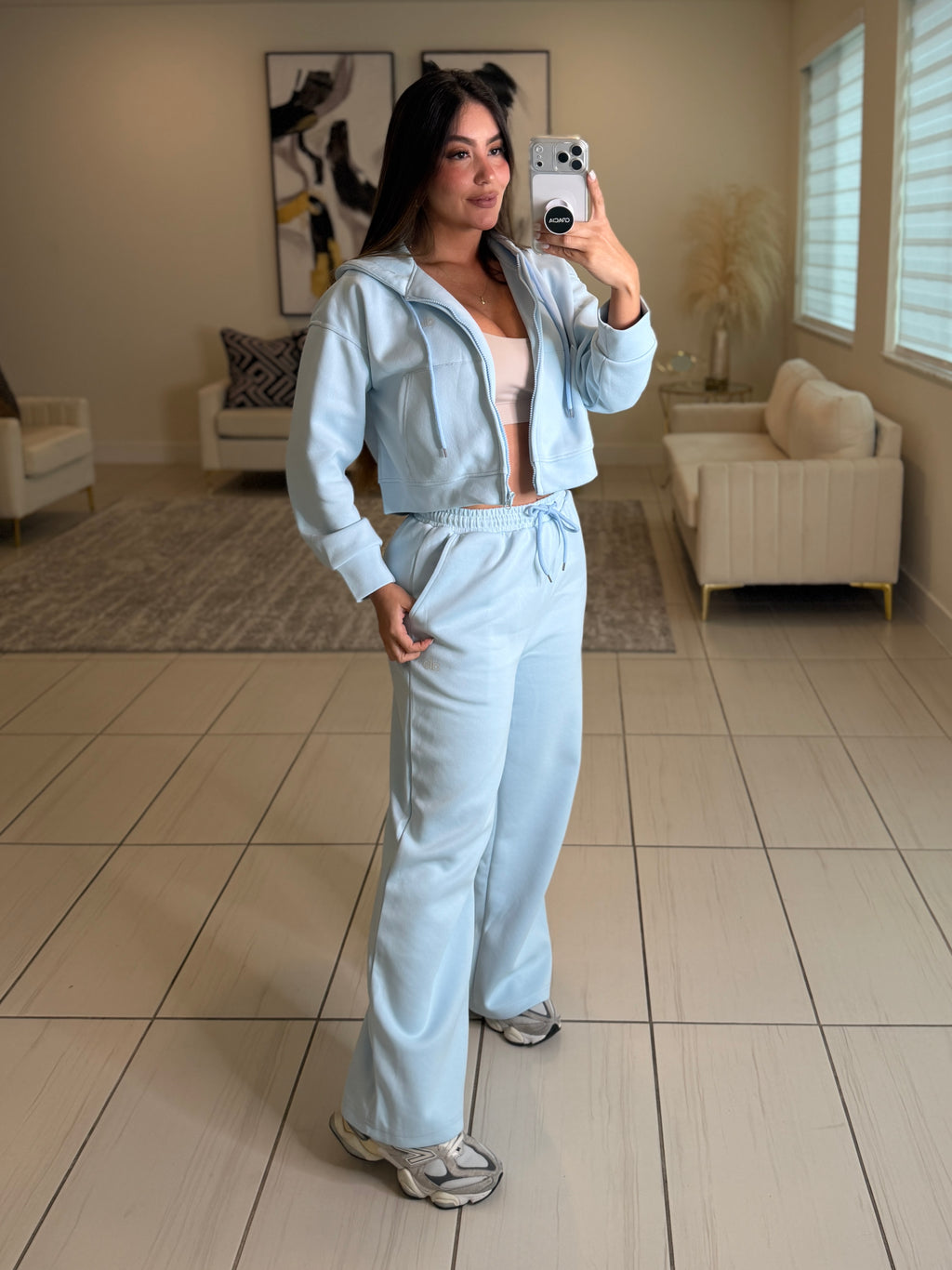 Serenity Halo Light Blue Pant Set