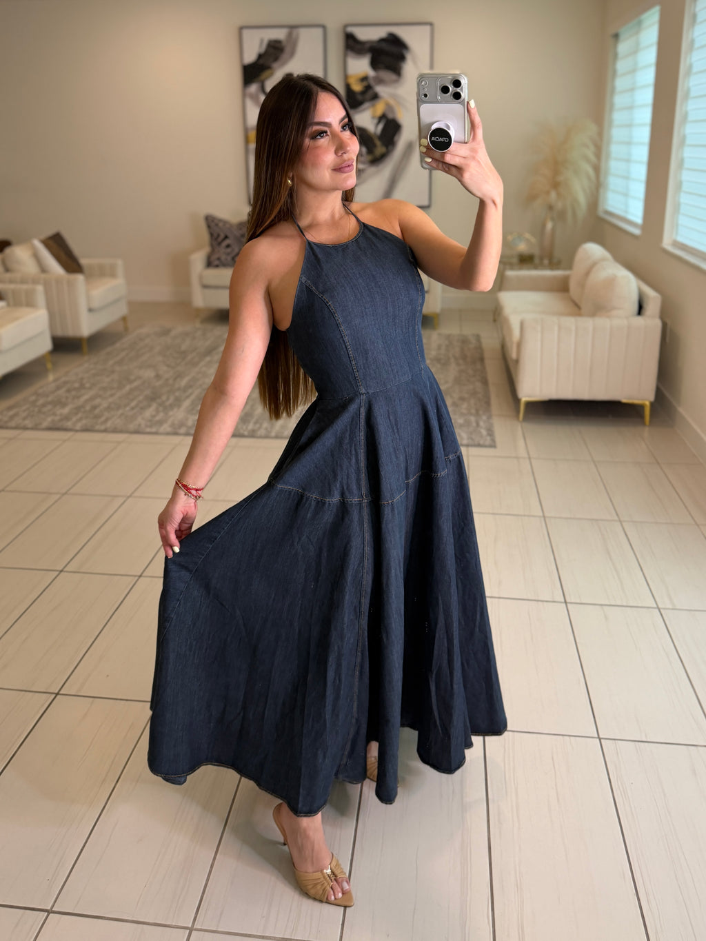 Pretty Sweet Denim Dress