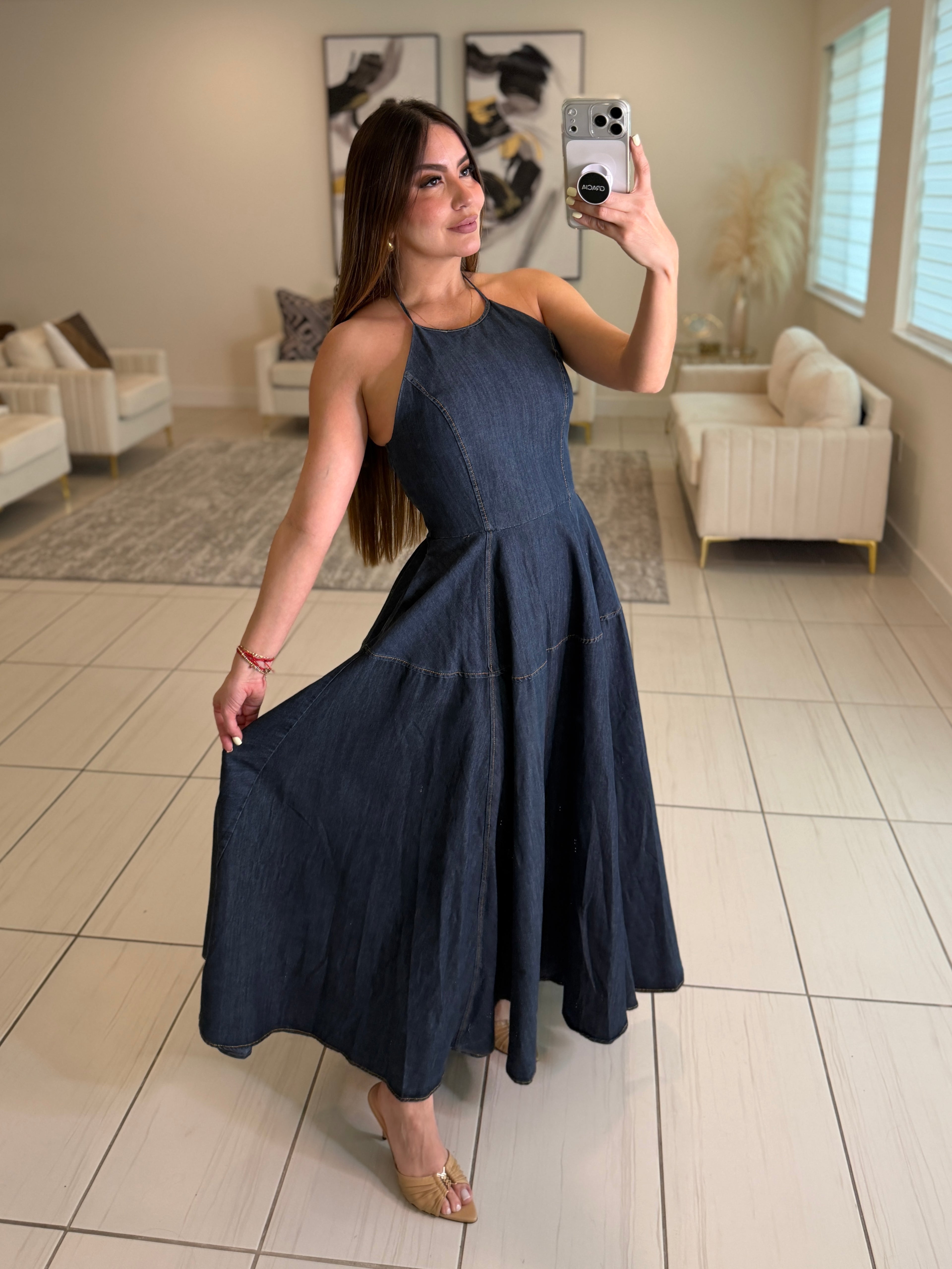 Pretty Sweet Denim Dress