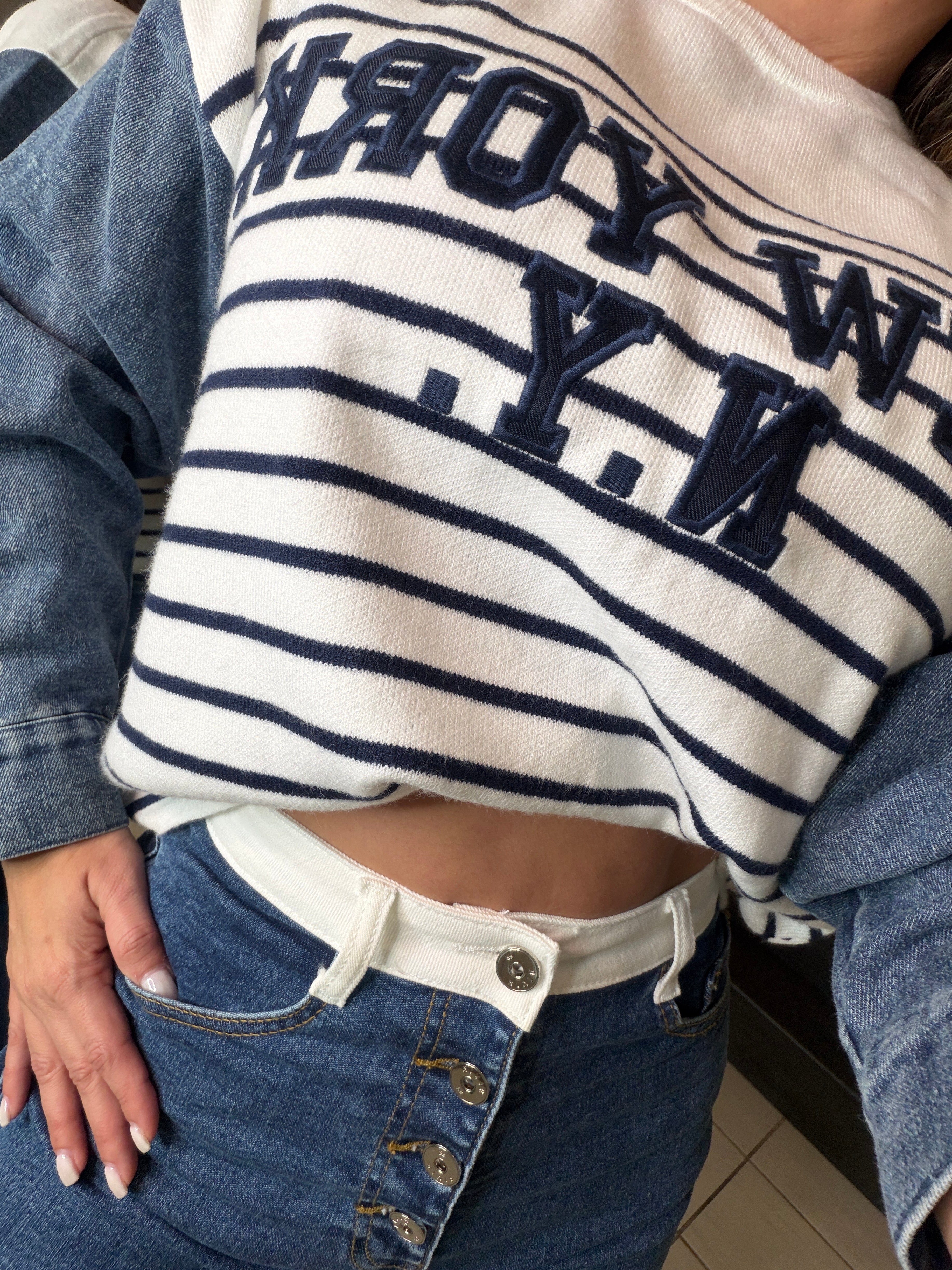 Elevated Essential Blue Denim Pants