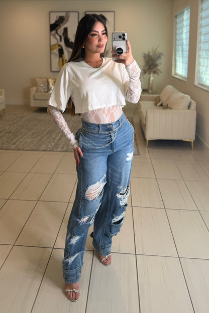 City of Dreams Denim Pants