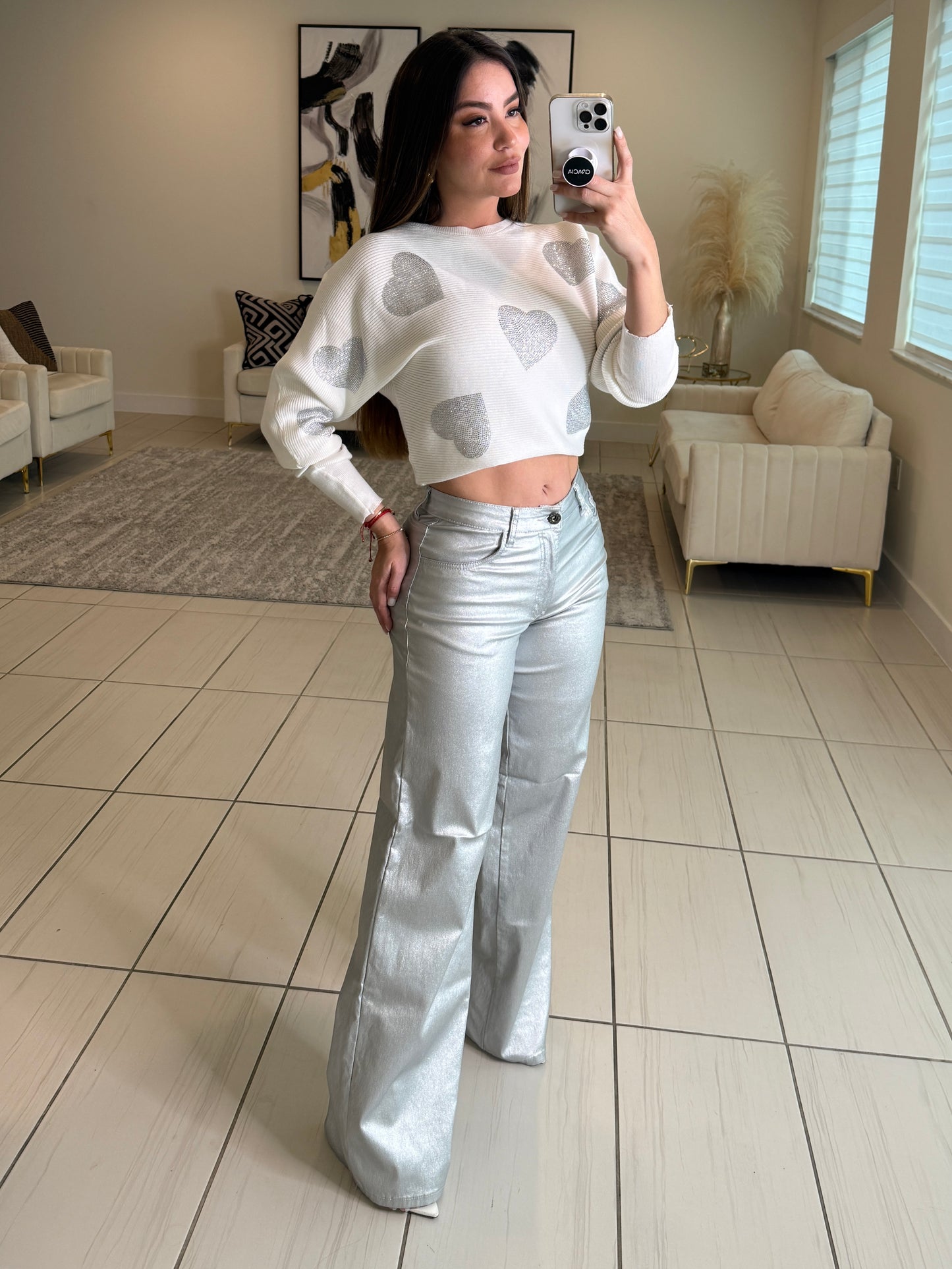 Street Verse Silver Pants