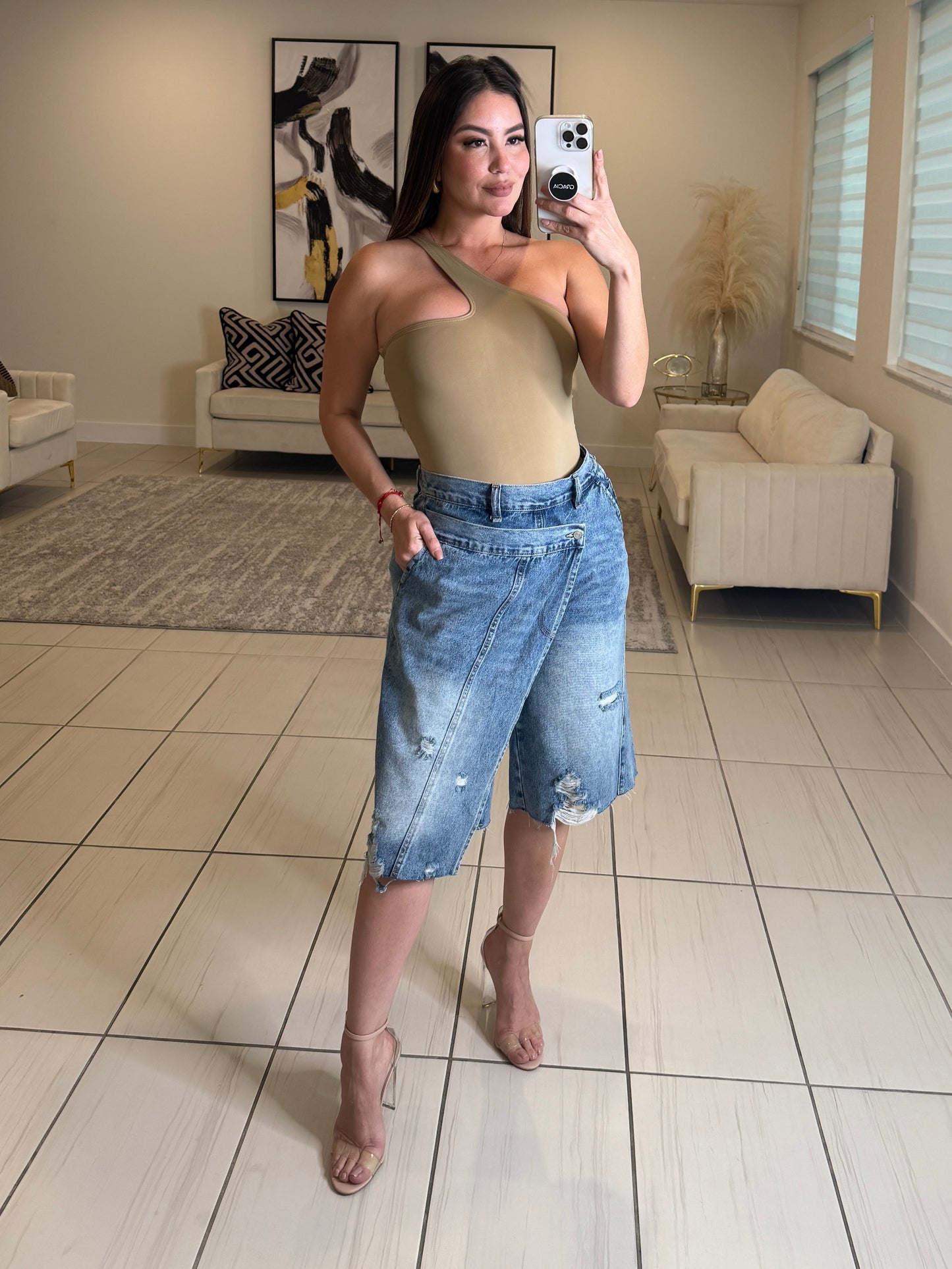 Modern Edge Denim Short