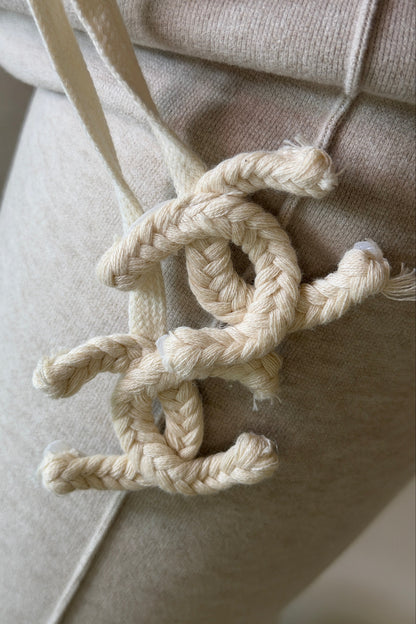 Iconic Structure Beige Pant Set