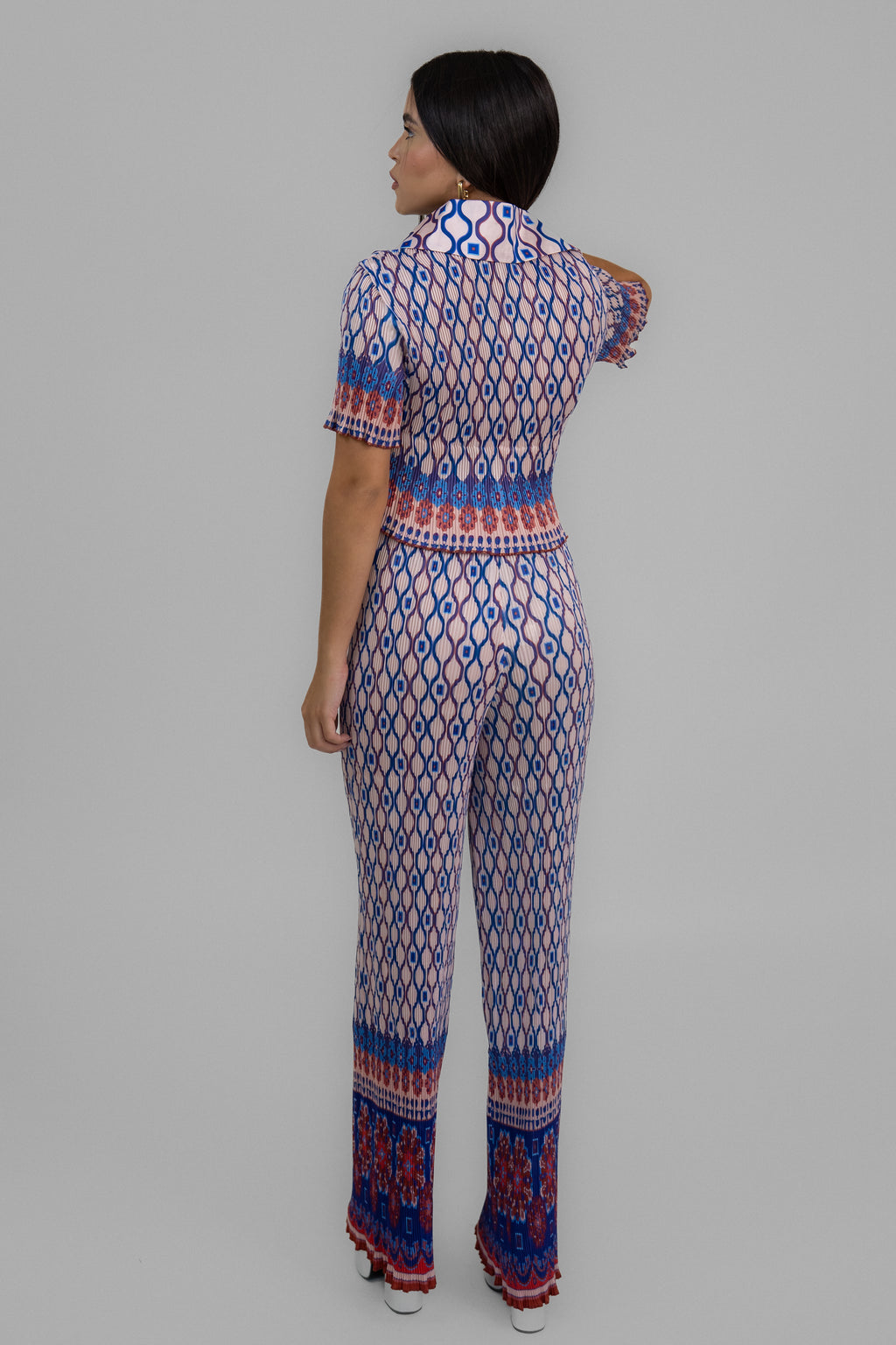 Serenity Breeze Printed Pants Set