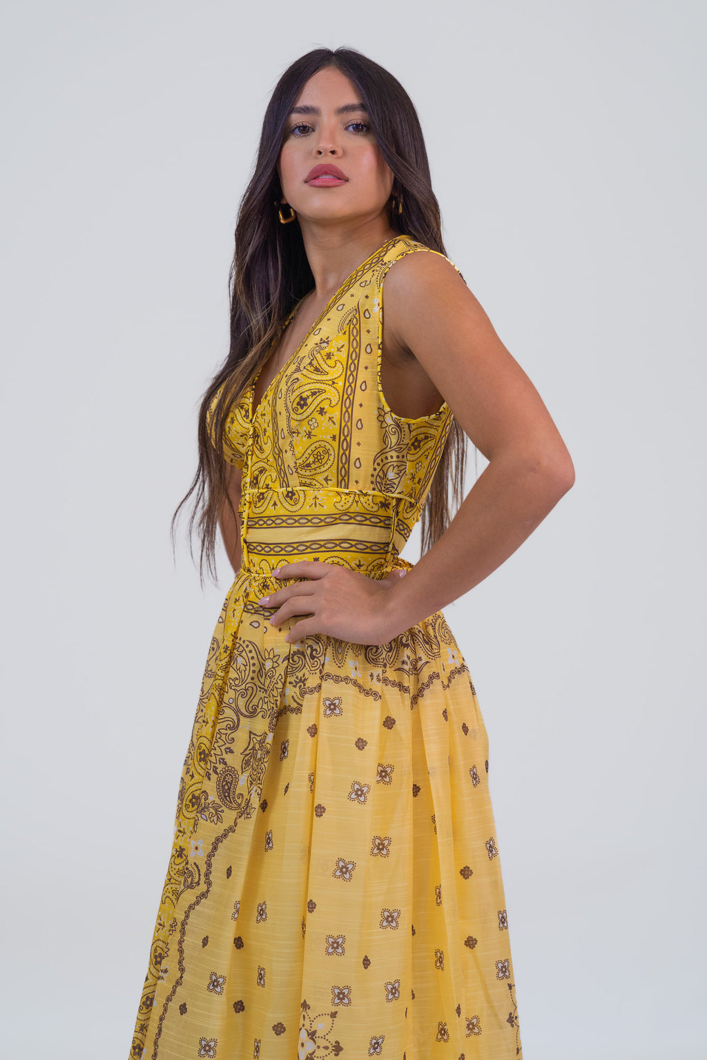 Enchanted Yellow Maxi Dress